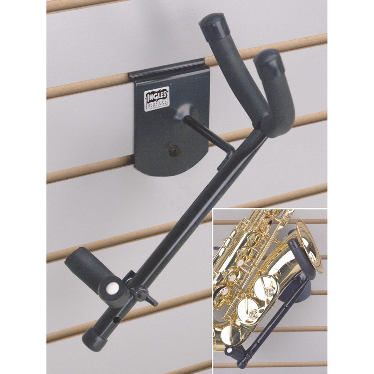 Ingles SA-303 Alto Tenor Saxophone Holders for Slatwall