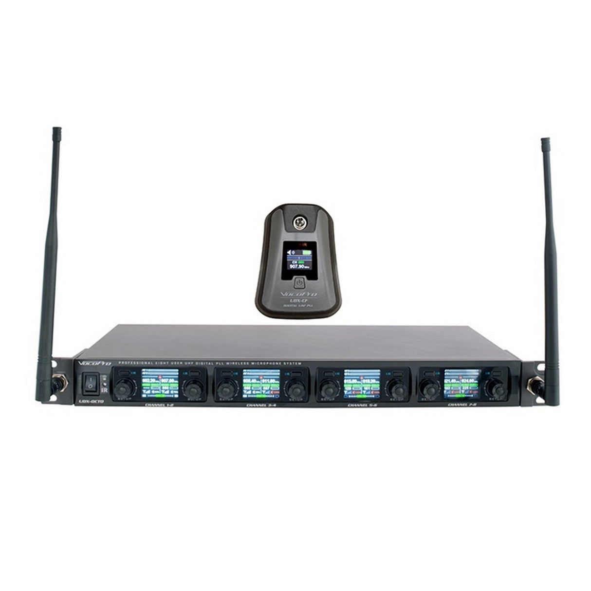 VocoPro UDX-Conference-24 24-User PLL Professional Digital Wireless Conference Microphone System