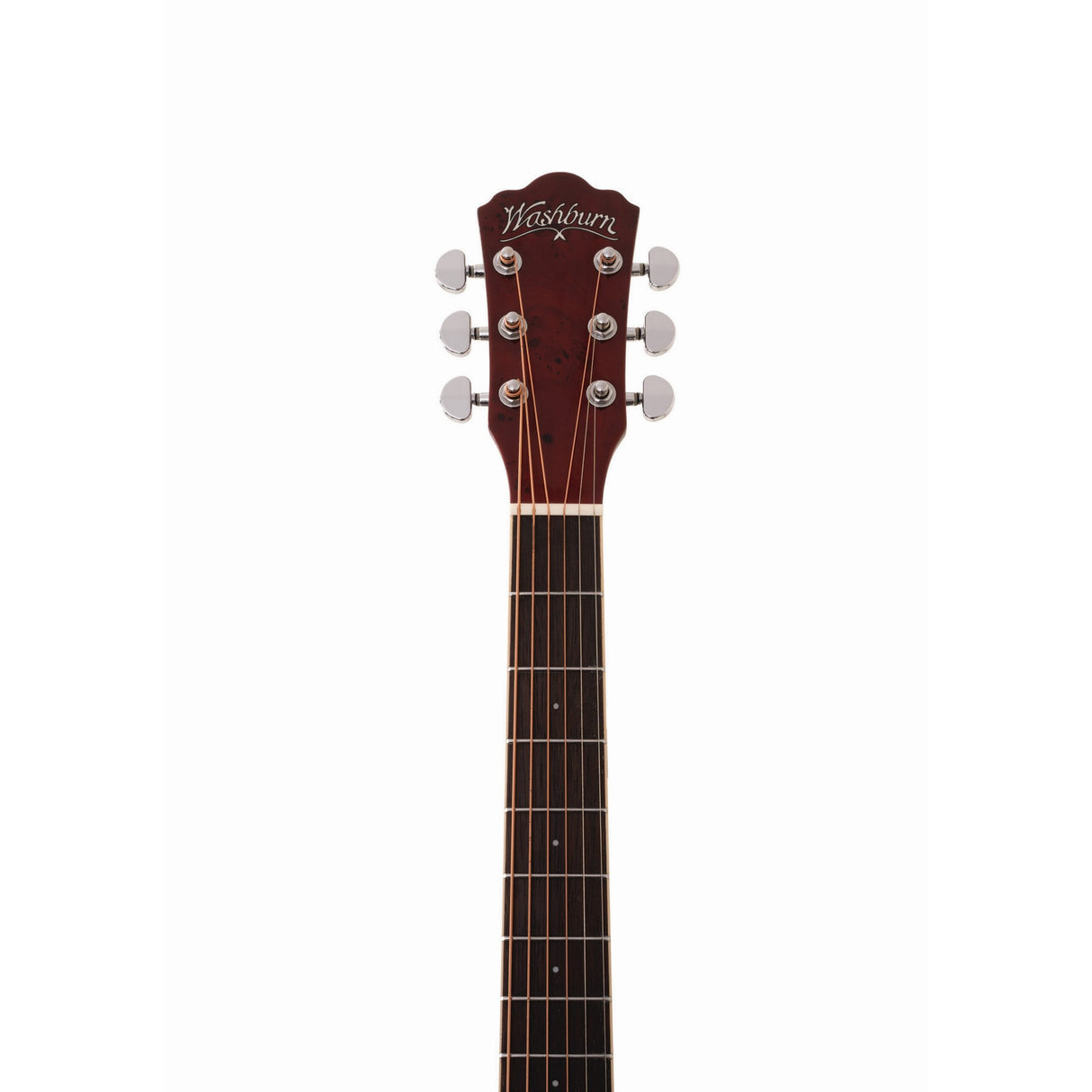 Washburn DFBACEA Deep Forest Burl Grand Auditorium Acoustic Guitar, Amber Fade