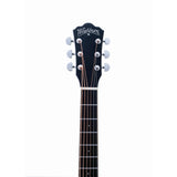 Washburn DFBACEB Deep Forest Burl Grand Auditorium Acoustic Guitar, Black Fade