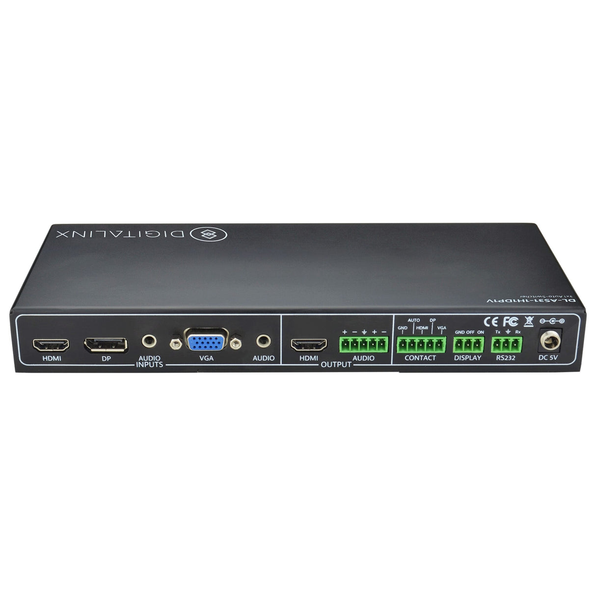 DigitaLinx DL-AS31-1H1DP1V 3 x 1 Auto Switcher with HDMI, Display Port and VGA Inputs