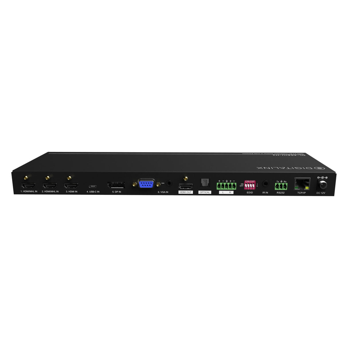 DigitaLinx DL-AS61U-H2 4K60 6 x 1 Multi-Format Presentation Switcher