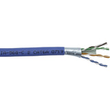 Liberty AV 24-4P-L6ANS-BLU Category 6A Non-Continuity Shield U/UTP Riser 1000-Feet Reel