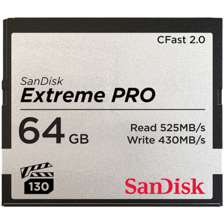 SanDisk - SanDisk Extreme PRO 64GB CFast 2.0 Card - SDCFSP-064G-G46D
