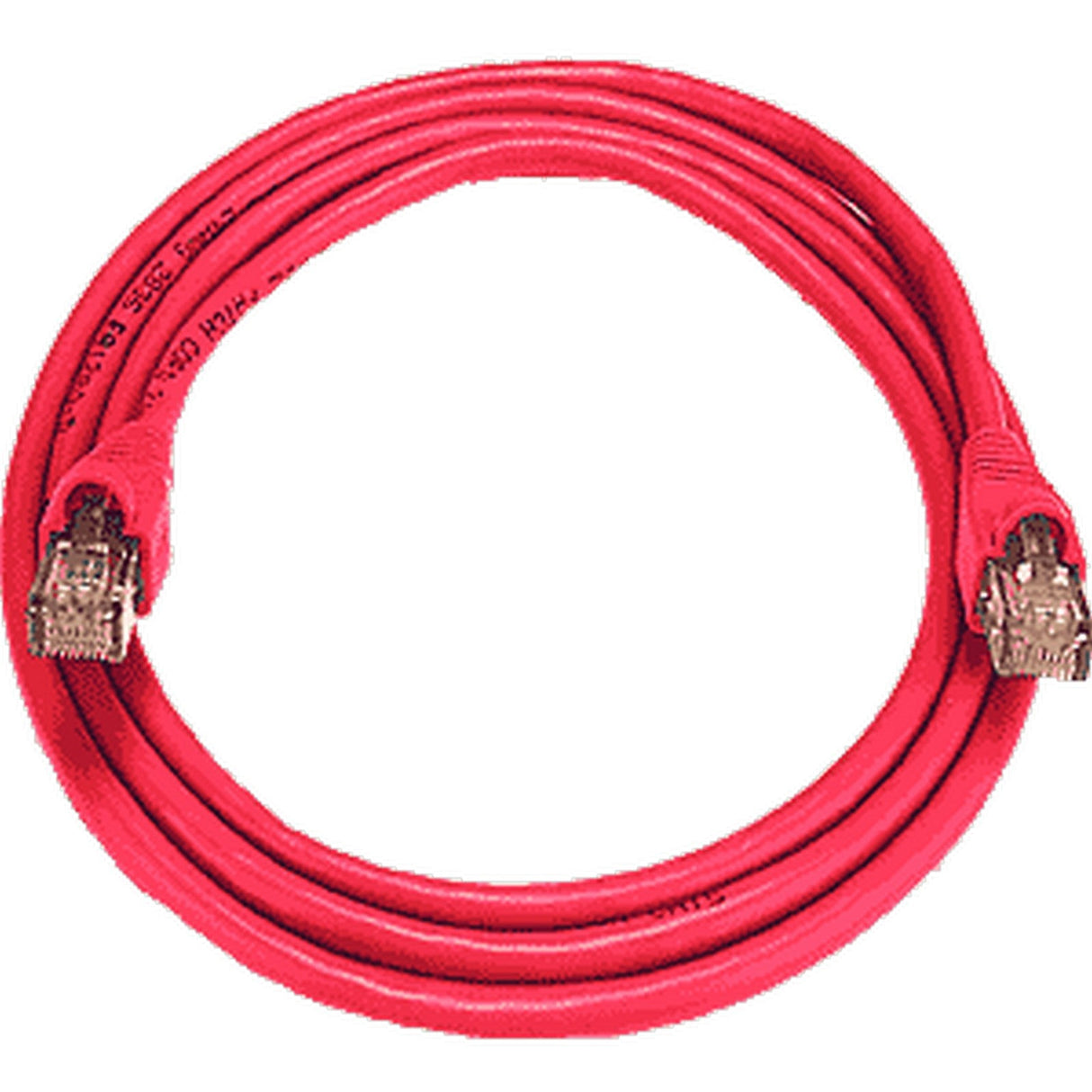 NTI CAT5-5-RED CAT5 Cable, Male to Male, Red, 5-Foot