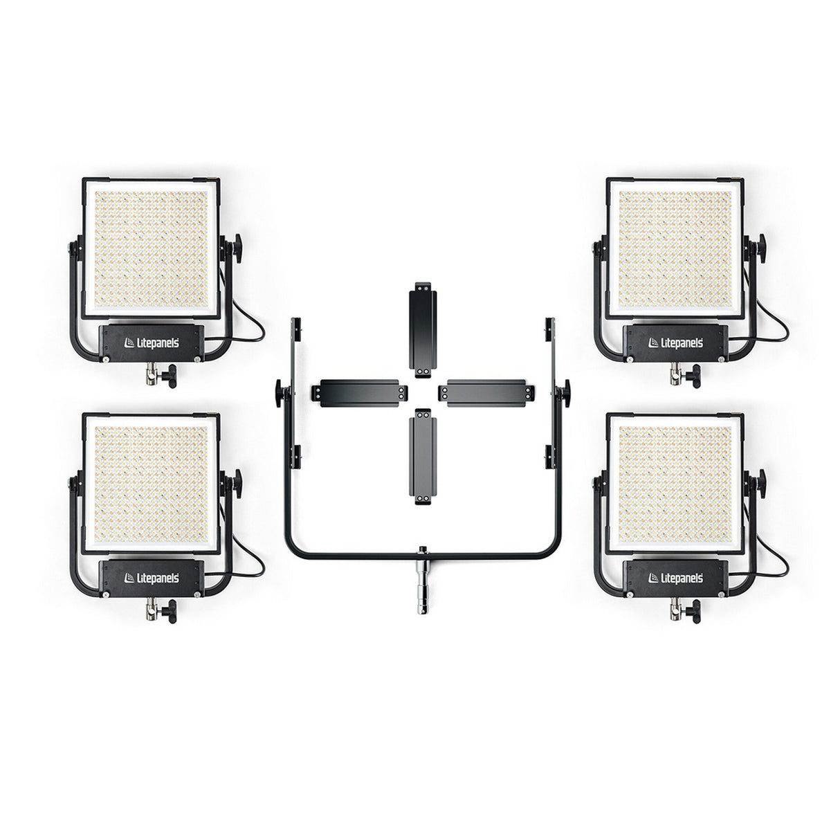 Litepanels Gemini 1 x 1 Hard Quad Array Light Kit