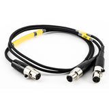 Lectrosonics MCTA5TA3F2 TA5F to 2 TA3F Audio Cable for Portable Digital Receivers