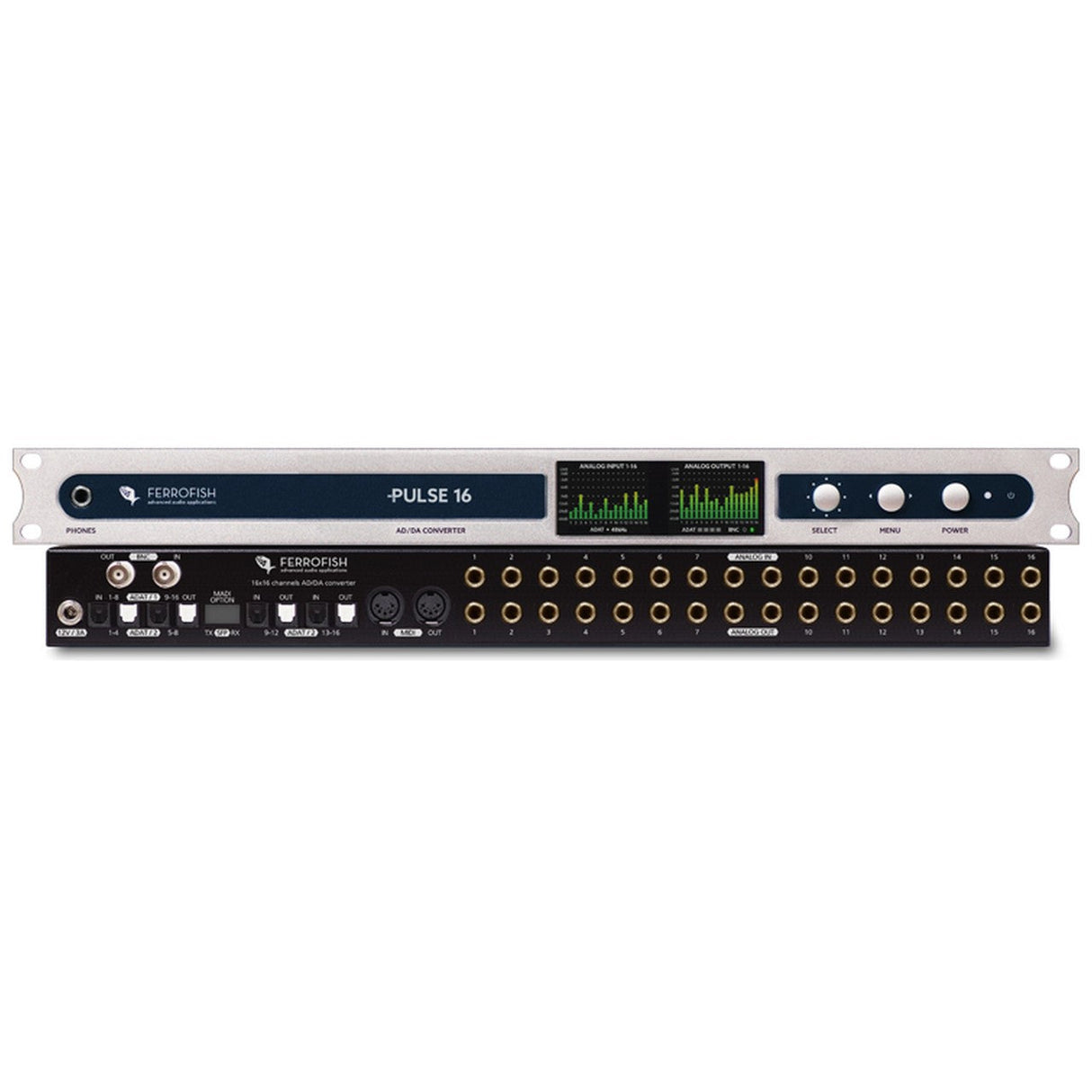 Ferrofish Pulse 16 16 Channel AD/DA Converter with ADAT