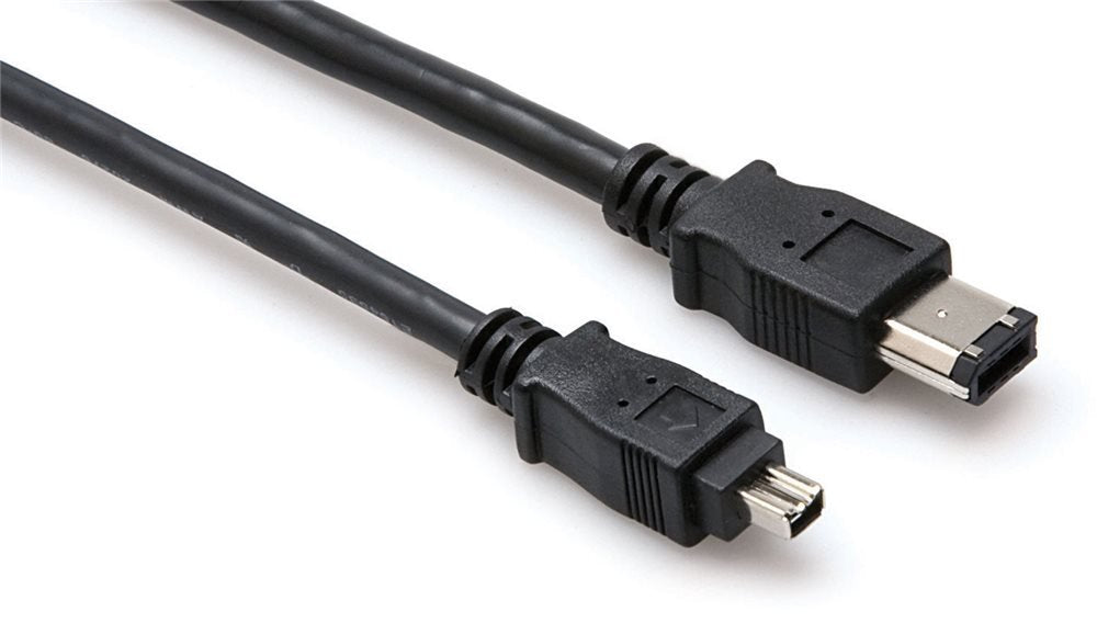 Hosa FIW-46-115 15ft FireWire 400 4 Pin to 6 Pin Cable