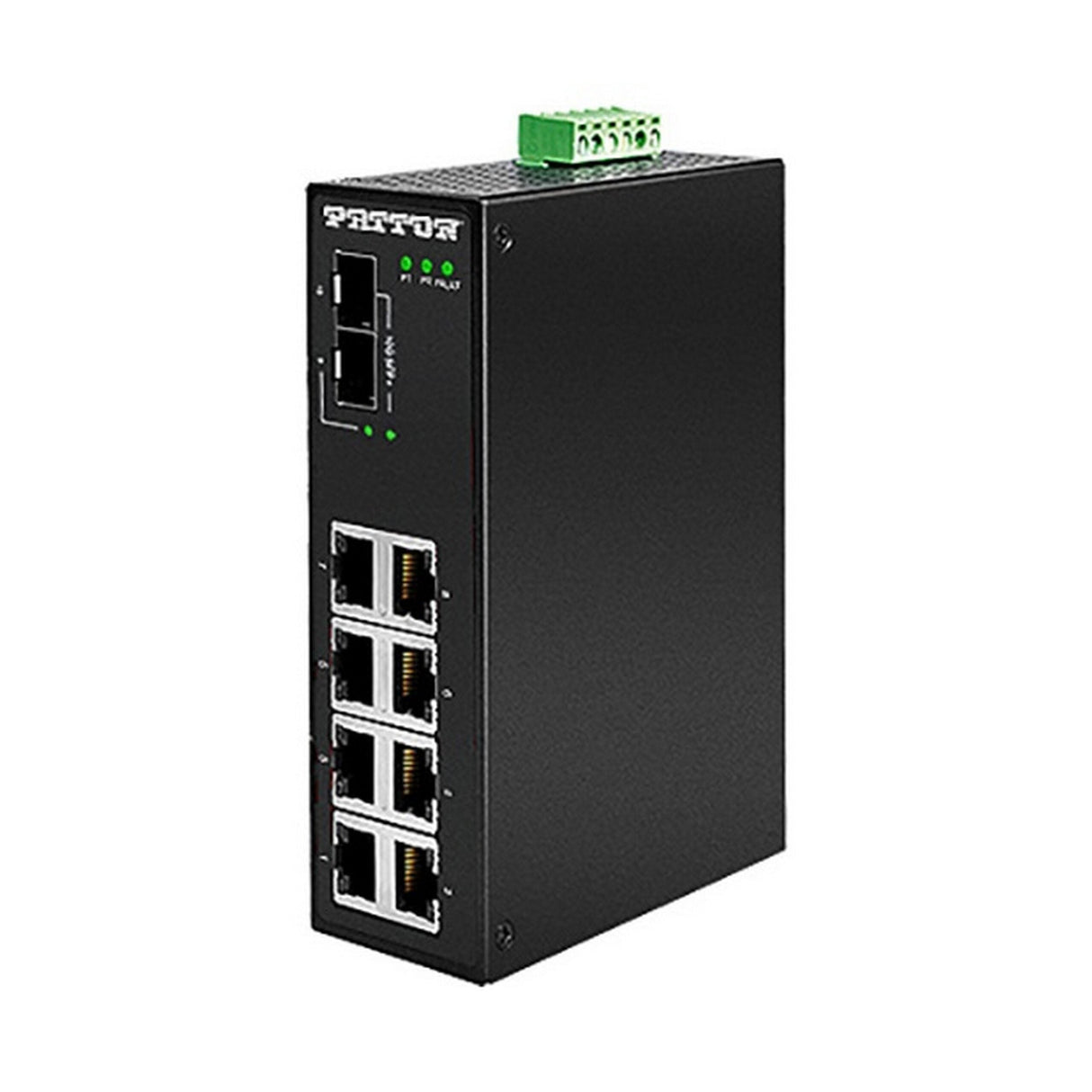 Fiberplex FP1108E/2SFP/DC Un-Managed Industrial PoEplus 10 Gig Ethernet Switch