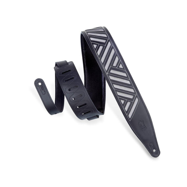 Levy’s Diamond Cut Out Guitar Strap Black - accessories