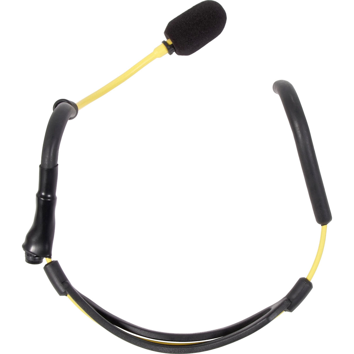 Galaxy Audio H2O7-Y-AT Waterproof Dual Ear Fitness Headset Microphone for Audio-Technica Transmitters, Yellow