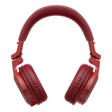 Pioneer DJ HDJ-CUE1BT-R On-Ear DJ Bluetooth Headphone, Red