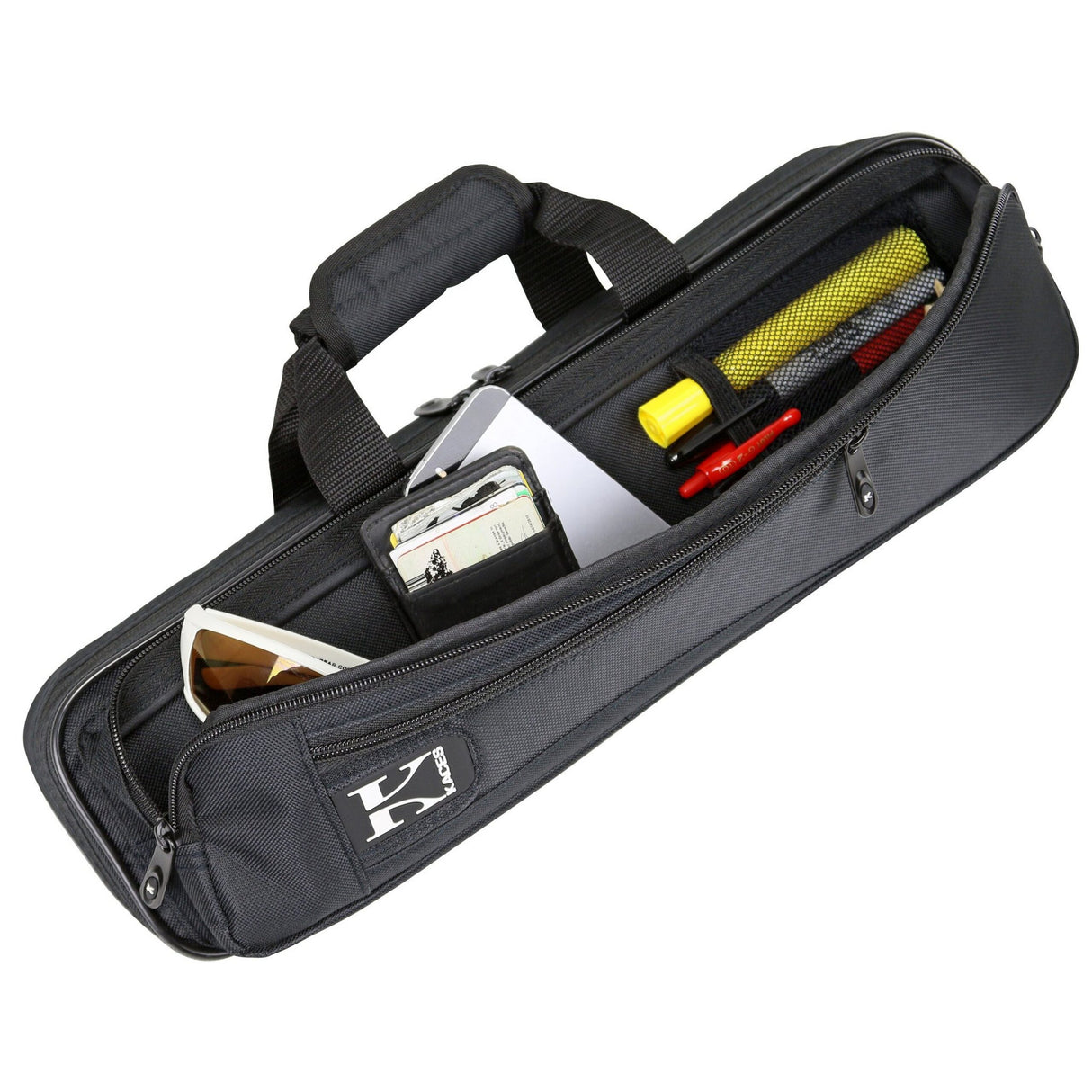 Kaces KBO-FLBK Lightweight Hardshell Flute Case, Black