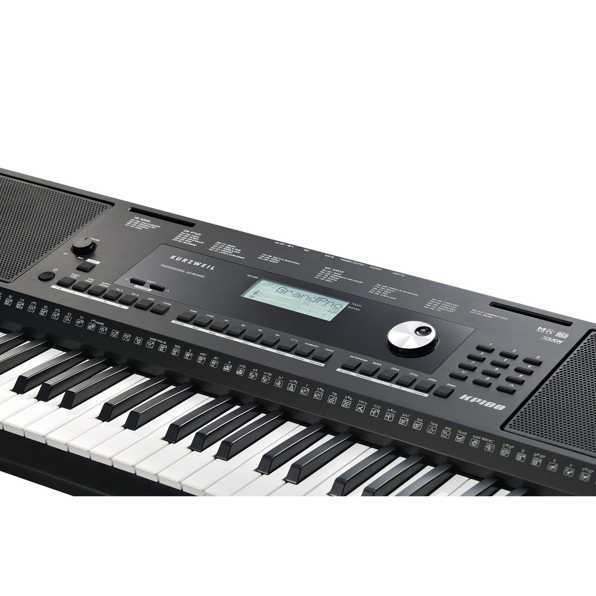 Kurzweil KP100 61-Key Portable Arranger, Black