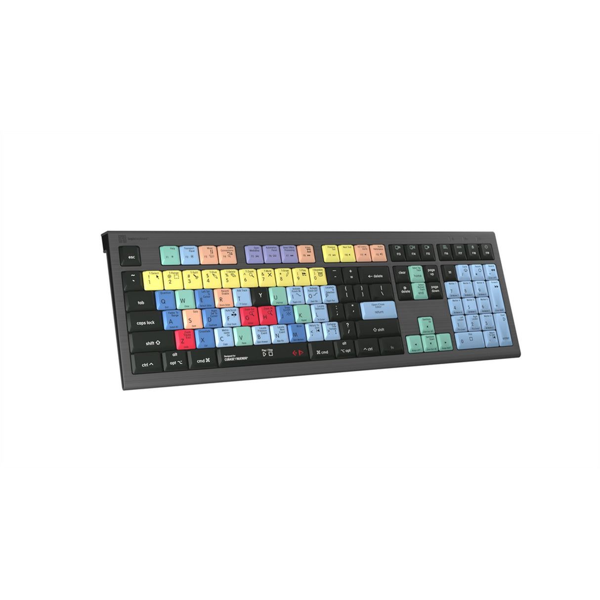 Logickeyboard LKB-CBASE-A2M-US Steinberg Cubase/Nuendo Mac ASTRA 2 Backlit Shortcut Keyboard