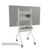 Chief LSCUW Voyager Large Manual Height Adjustable AV Cart, White