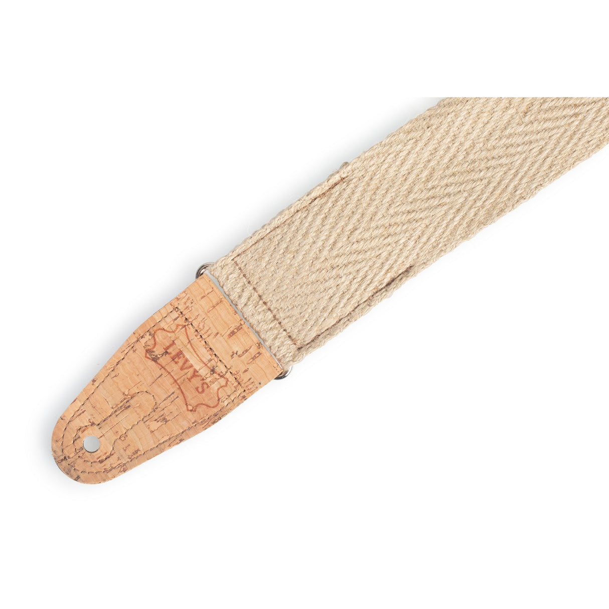 Levy's Hemp Pocket Vegan Guitar Strap, Natural