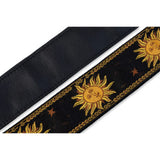 Levy's 2-Inch Sun Design Jacquard Weave Guitar Strap