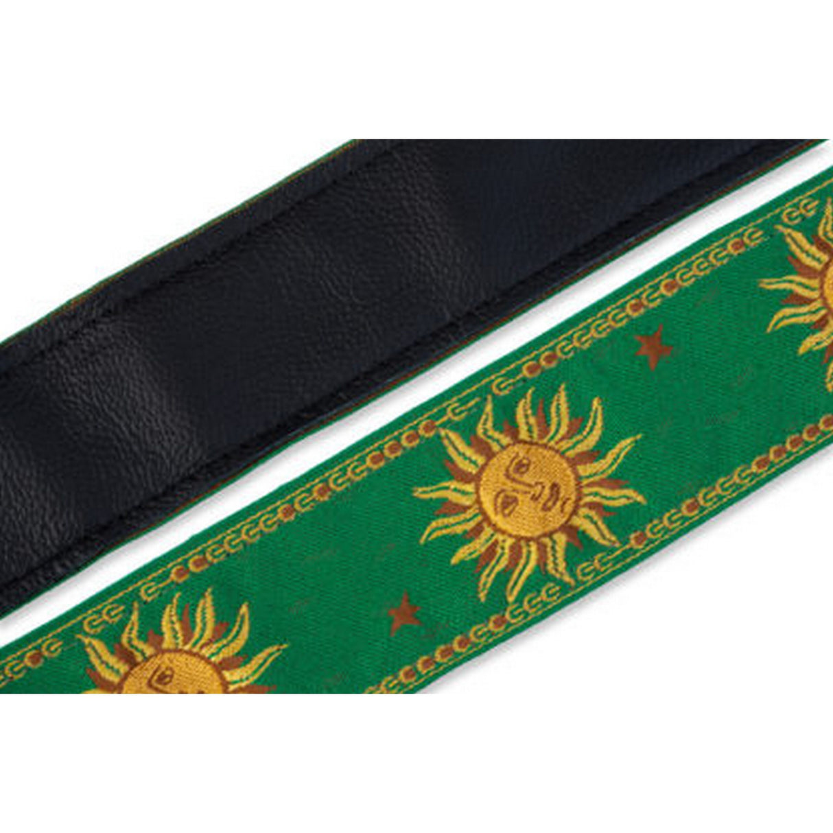 Levy's 2-Inch Sun Design Jacquard Weave Guitar Strap