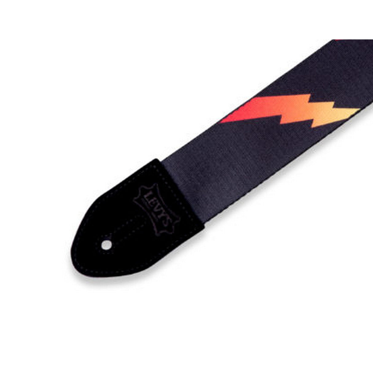 Levy's 2-Inch Print Guitar Strap on Polyester with Suede Leather Ends