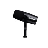 Shure MV7-K XLR/USB Dynamic Podcasting Microphone, Black