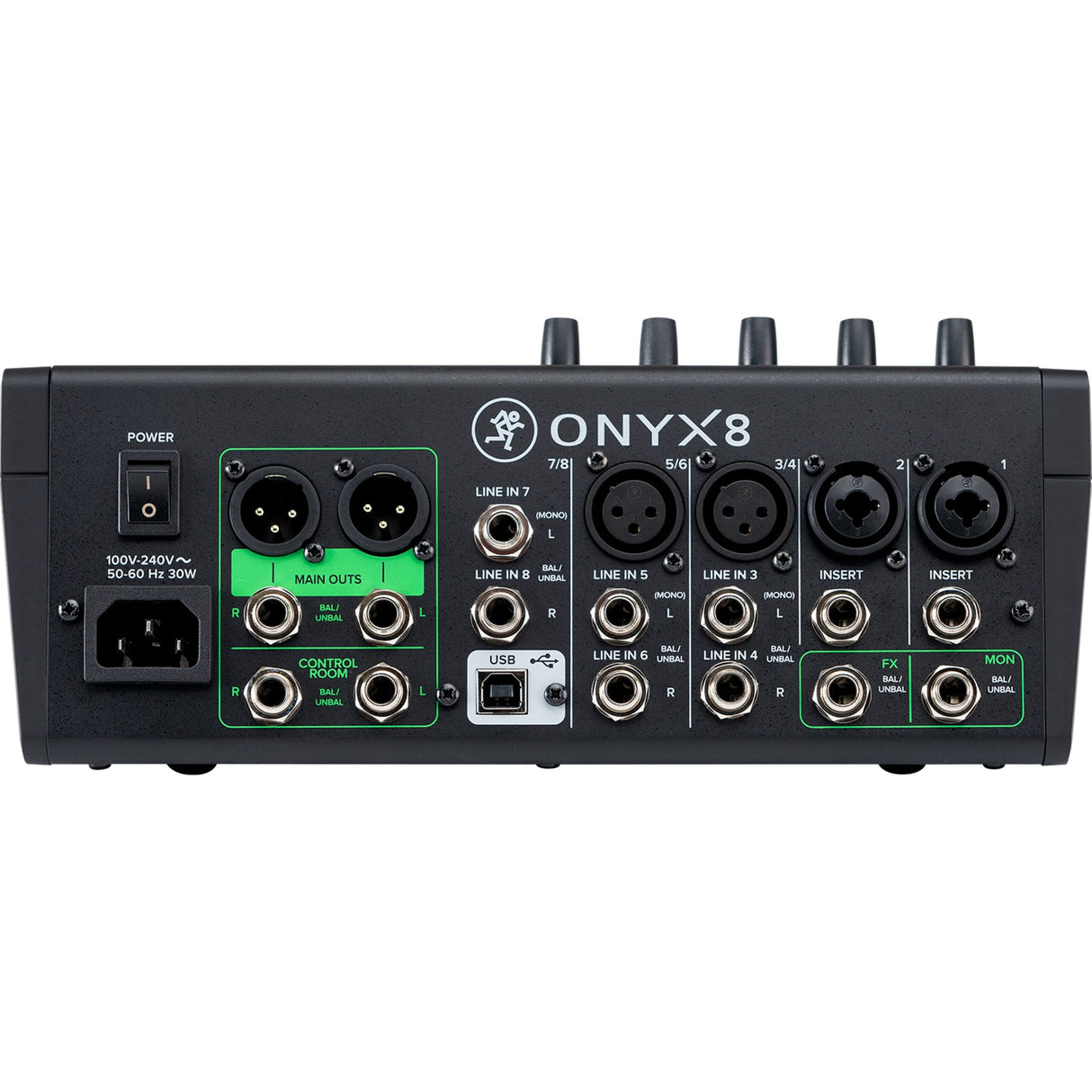 Mackie Onyx8 8-Channel Analog Mixer with Multi-Track USB