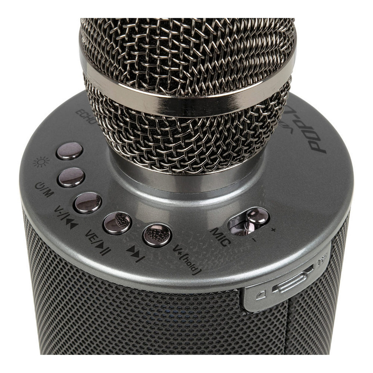 VocoPro Pop-Up Oke Dual All-In-One Wireless Karaoke Microphone with Light Show Speaker