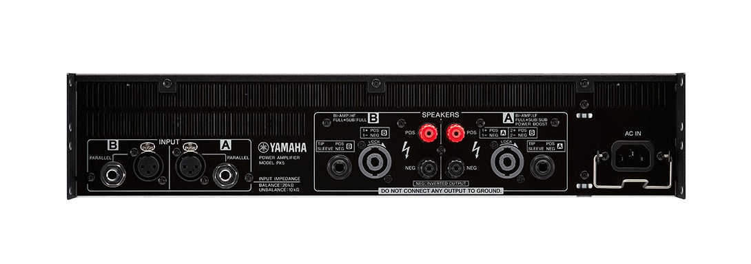 Yamaha PX5 | 8 Ohm 500W Channel Stereo Class D Amplifier