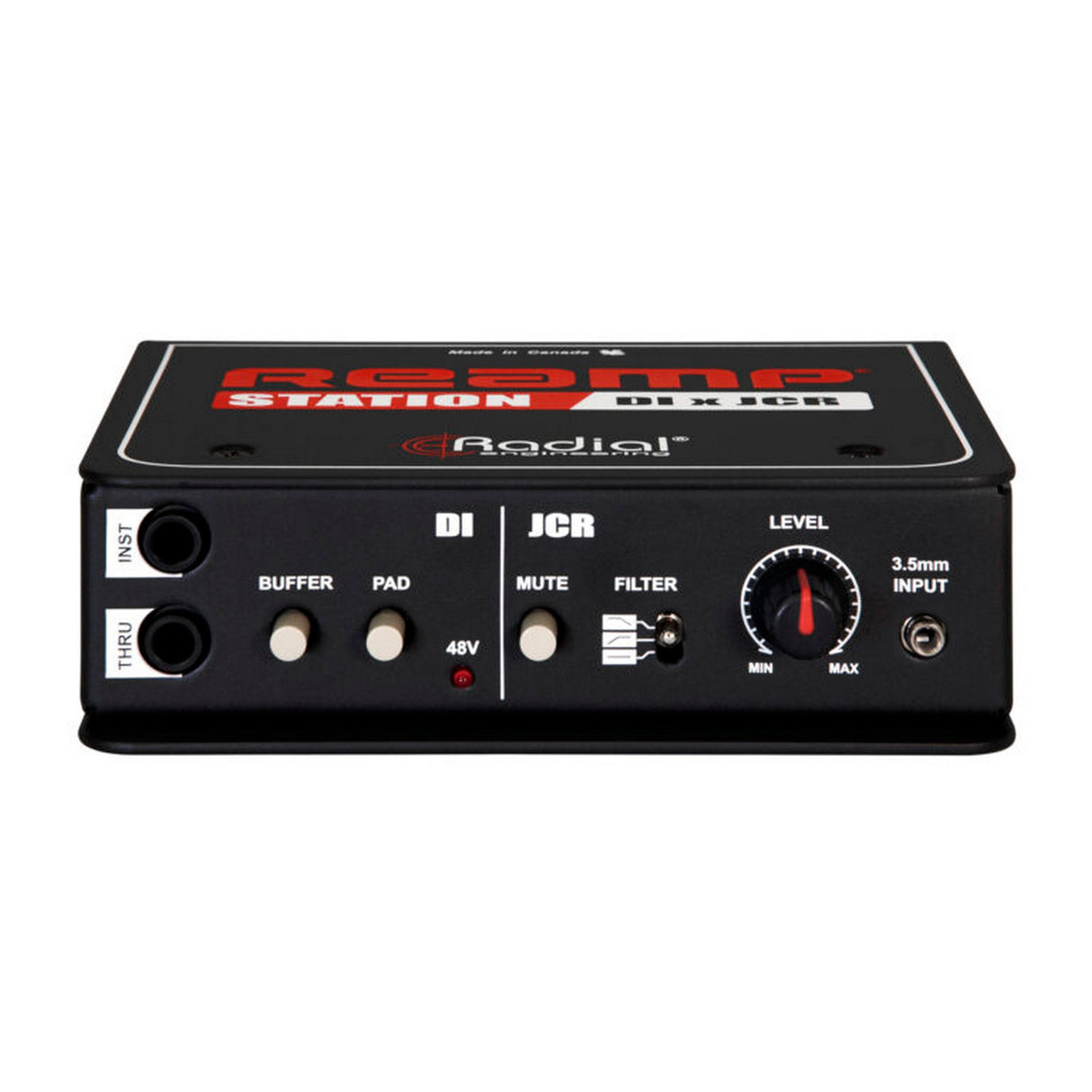 Radial Reamp Station Studio Reamper and Direct Box
