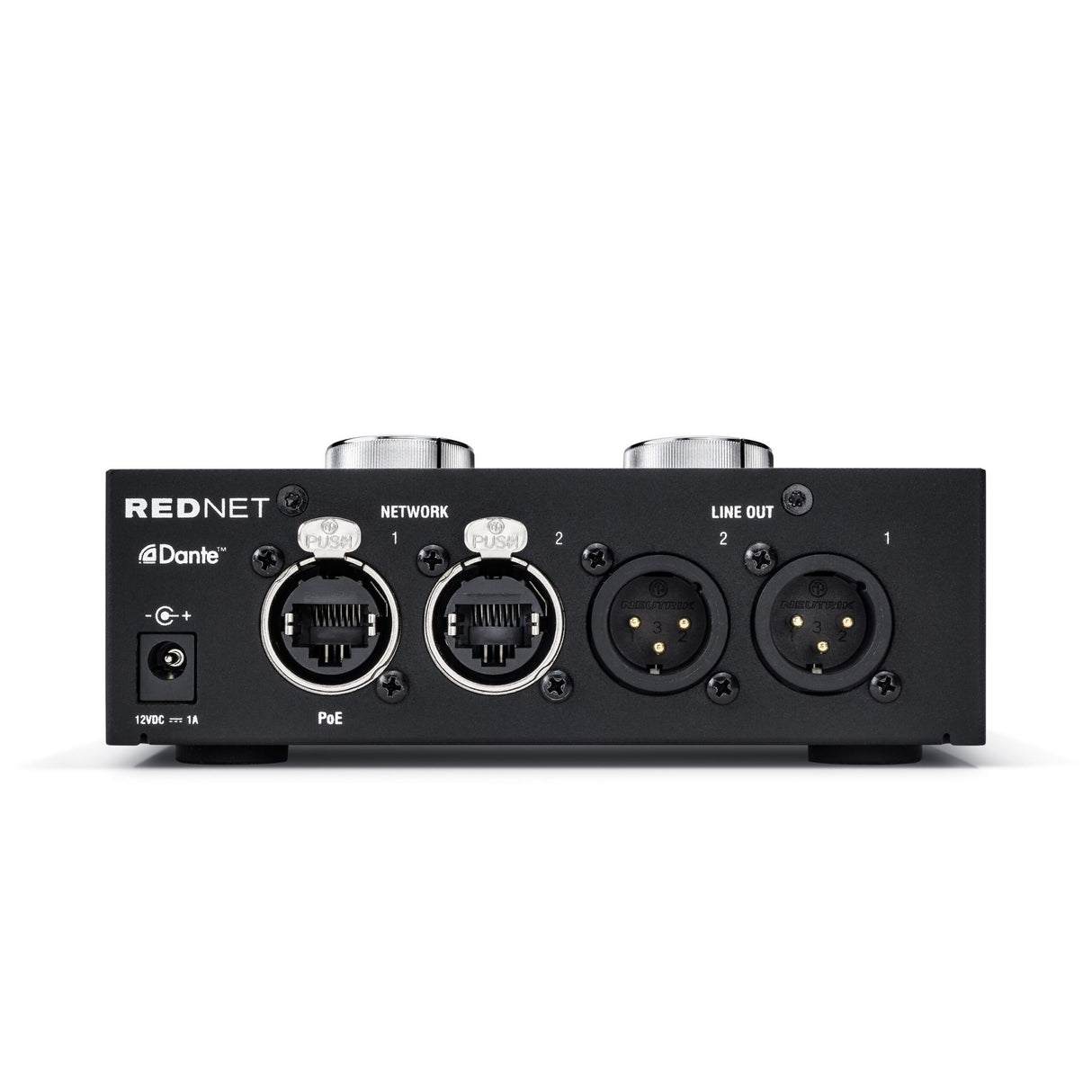 Focusrite RedNet AM2 Stereo Headphone/Line Out Dante Interface with PoE