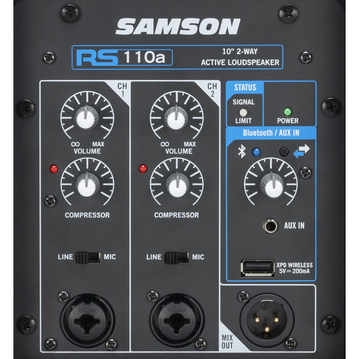 Samson RS110A 300W 2-Way Active Loudspeaker