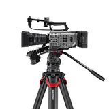 Sachtler S2072S-FTMS System aktiv10 flowtech100 MS Tripod with Spreader, Handle and Bag