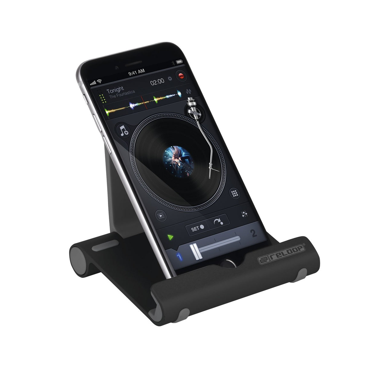Reloop Tablet Stand | Optional Stand for iPads, Tablets, iPhones and Androids