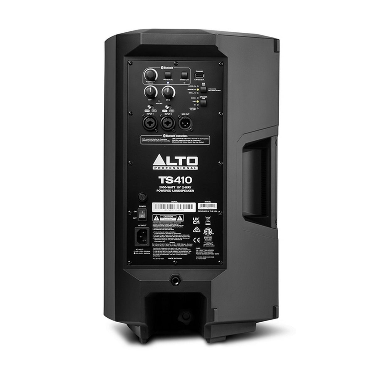 Alto Professional TS410 2000-Watt 10-Inch 2-Way Powered Loudspeaker with Bluetooth