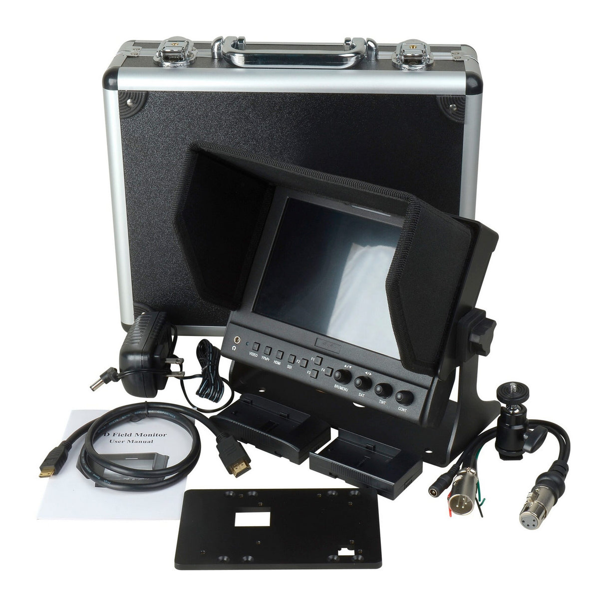 Delvcam DELV-WFORM-7 7 Inch Camera-Top Monitor with Video Waveform