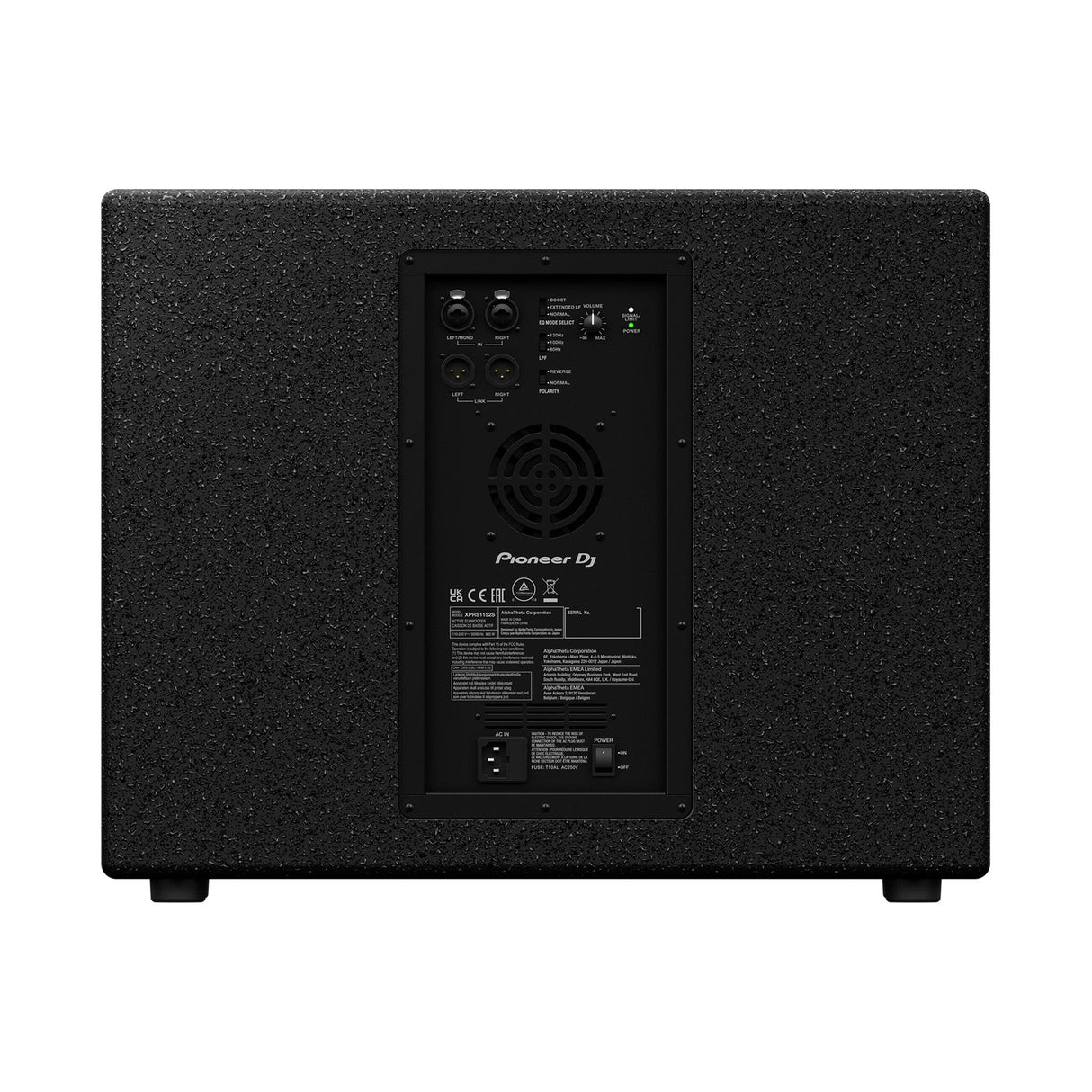 Pioneer DJ XPRS1152S 15-Inch Reflex Loaded Active Subwoofer