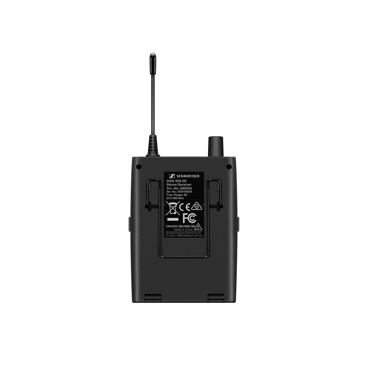 Sennheiser XSW IEM SET Stereo In-Ear Wireless Monitoring System, Band A, 476-500 MHz