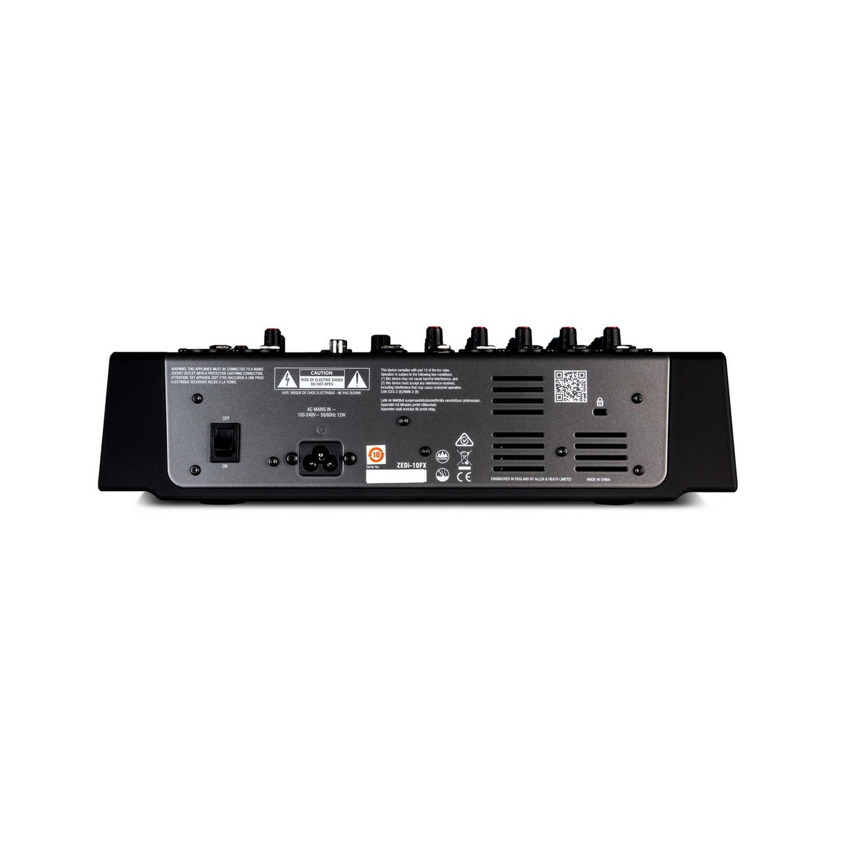 Allen & Heath ZEDi-10FX | Hybrid 4 In Out USB Interface 4 Mic Line 2 Stereo Input Compact FX Mixer