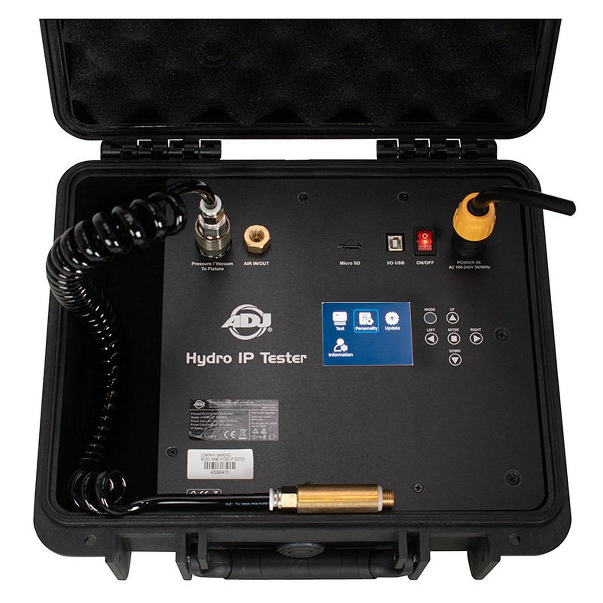 ADJ IP-Rated Fixture Vacuum and Pressure Tester