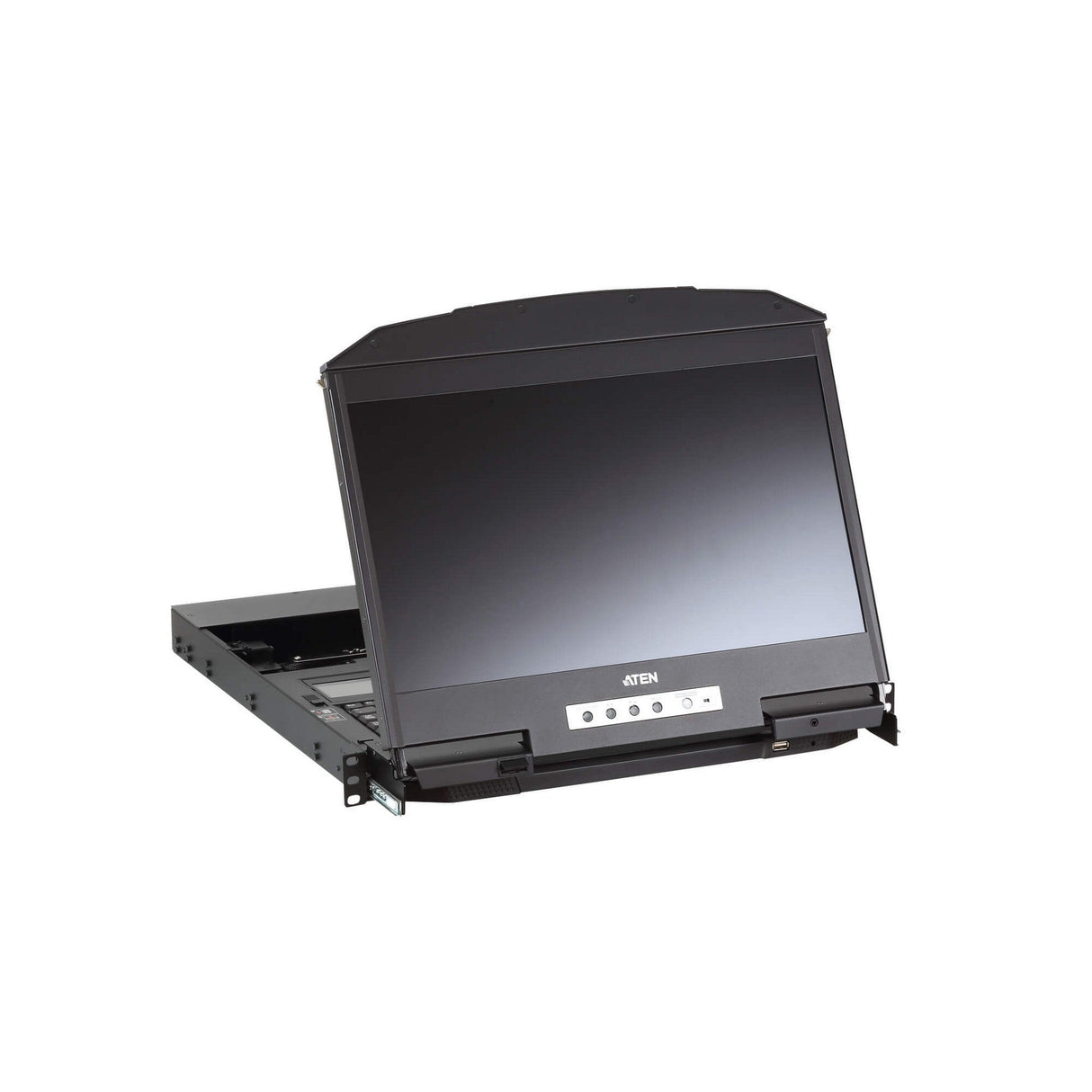 ATEN CL3800NW Ultra Short Depth Dual Rail WideScreen LCD Console