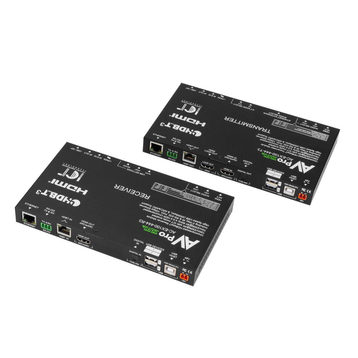 AVPro Edge AC-EX100-444-KIT 100M 18Gbps HDBaseT Extender Kit