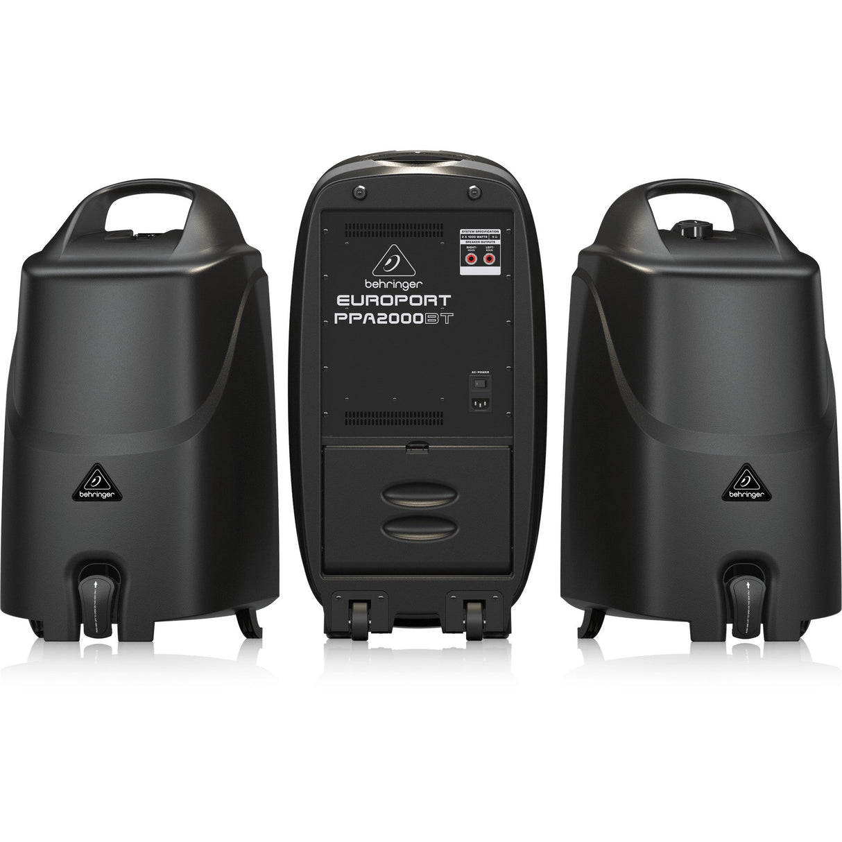 Behringer Europort PPA2000BT Ultra-Compact 2000W 8-Channel Portable PA System with Bluetooth