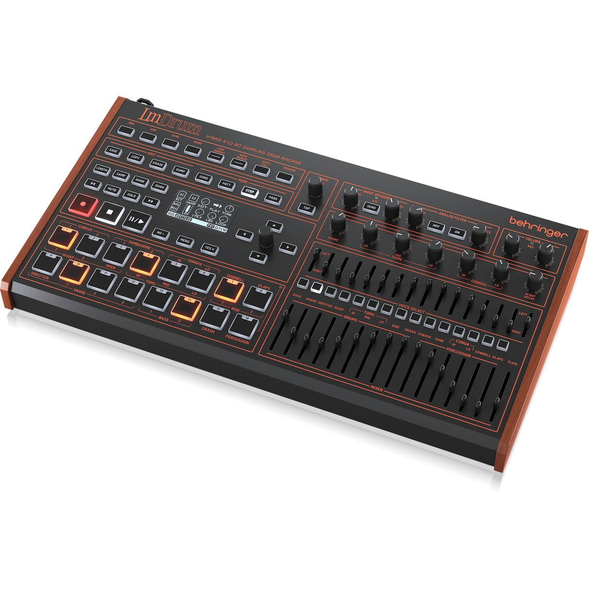 Behringer LM DRUM Hybrid Sampling Drum Machine with 64-Step Sequencer and Analog Filter
