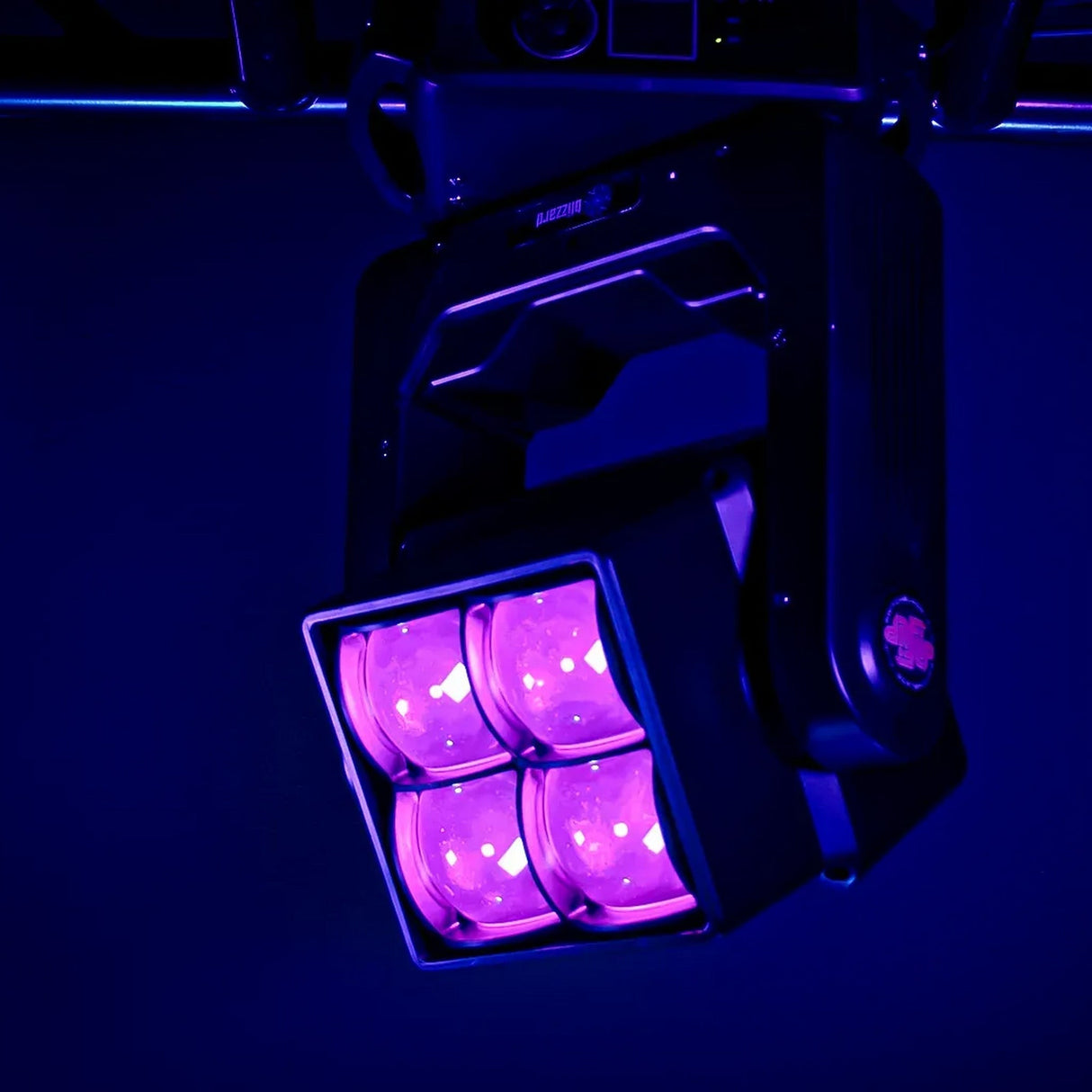 Blizzard Lighting Switchblade Flip Dual-Faced RGBW Hybrid Moving Head with Infinite Pan and Tilt