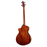 Breedlove Solo Pro Dreadnought Concerto Edgeburst Bass CE, Red Cedar-African Mahogany Finish