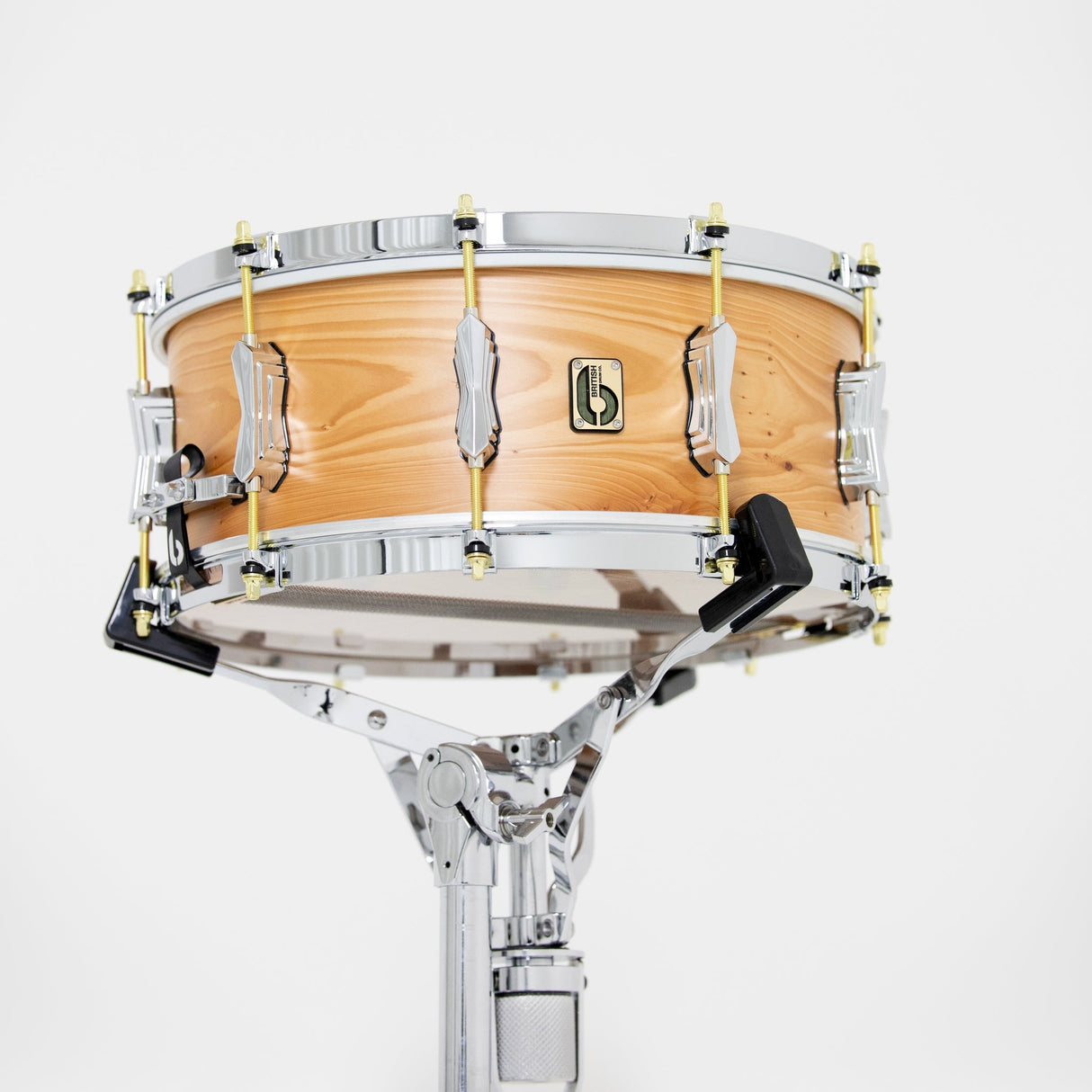 British Drum Co ARC-14-60-SN Archer Series Yew Wood Snare Drum
