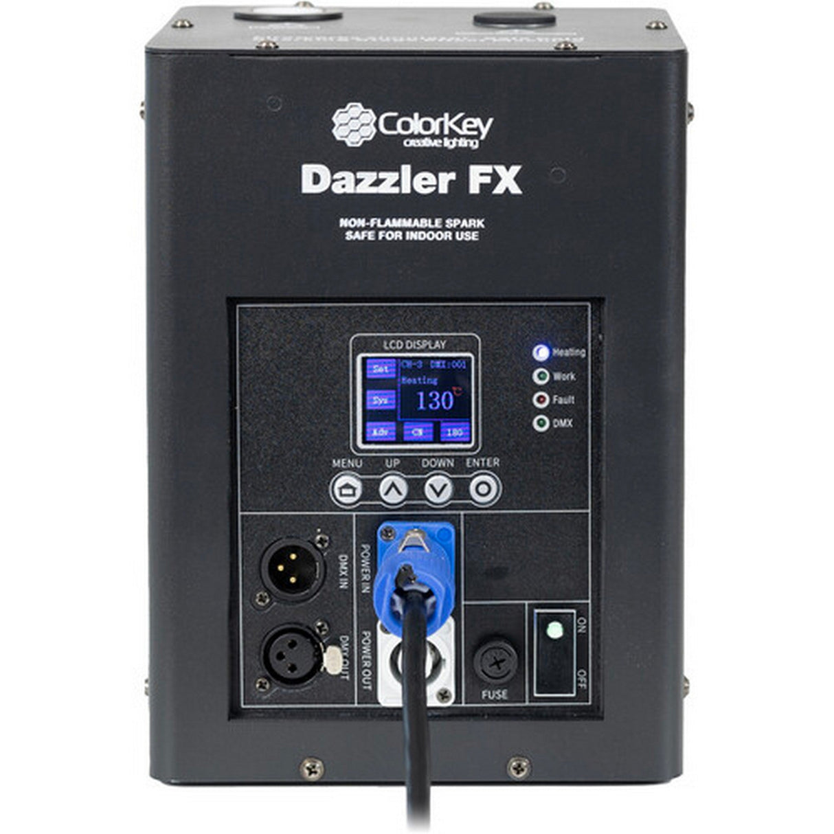 ColorKey Dazzler FX MK2 Cold Spark Machine 2-Pack Bundle with Road Case