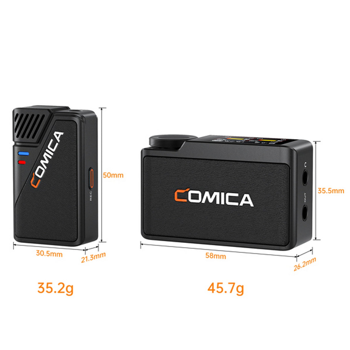COMICA BooMax 2.4G On-Board Recording Wireless Microphone System