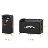 COMICA BooMax 2.4G On-Board Recording Wireless Microphone System